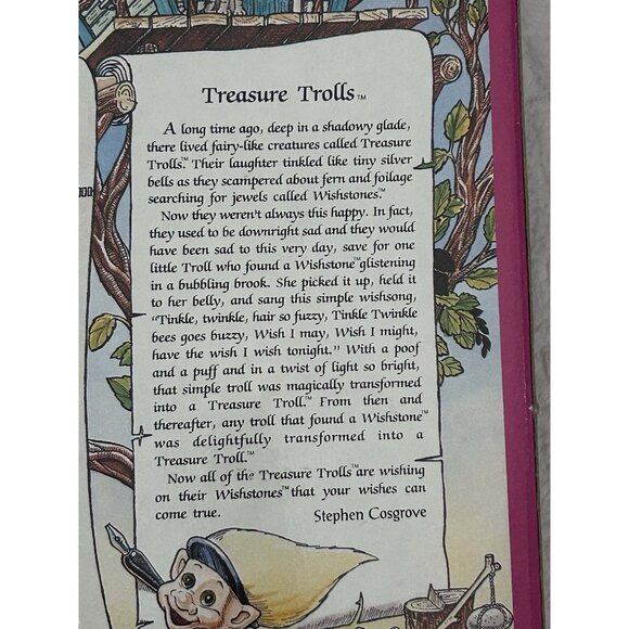 Ace Novelty Treasure Trolls Fire Chief In Original Box 1991 - Picture 4 of 7